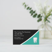 Modern Unique Dentist Appointment Business Cards 名刺 (スタンド正面)