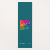 Modern Upload Company Logo Custom Text Monogram ヨガマット (正面)