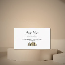 Modern Urban Design Consultant City Skyline 名刺