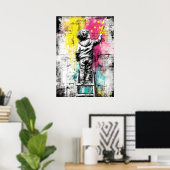 Modern Urban Dreamer Contemporary Wall Art ポスター (ホームオフィス)
