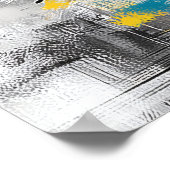 Modern Urban Emotional Portrait Contemporary Art ポスター (角)