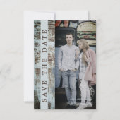 Modern Urban Grunge Romantic Engaged Couple (正面)