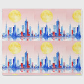 Modern urban landscape ラッピングペーパー (フラット)