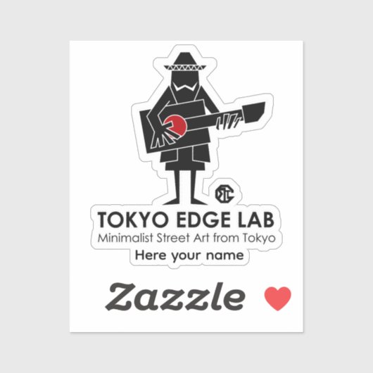 Modern Urban Mexican Musician-Tokyo Edge Lab シール (シート)