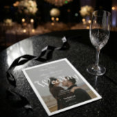 Modern Urban Minimalist Photo Overlay Calligraphy 招待状