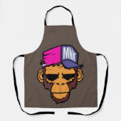 Modern Urban Monkey エプロン (正面)