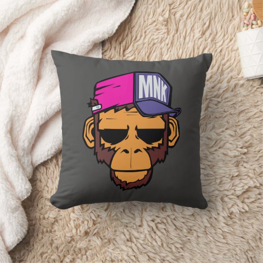 Modern Urban Monkey クッション (ブランケット)