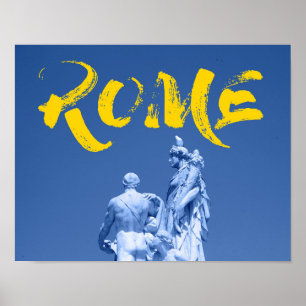 Modern, urban, vibrant, cool design Rome Culture ポスター
