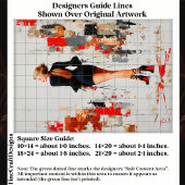 Modern Urban Woman, Red Sole Heels EL3L Decoupage 薄葉紙