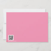 Modern Valentine’s Day Photo Card – Soft Coral サンキューカード (裏面)