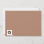 Modern Valentine’s Day Photo Card – Tan サンキューカード (裏面)