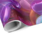 Modern Valentine Wrapping Paper– Abstract Colorful ラッピングペーパー (ロールコーナー)