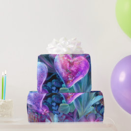 Modern Valentine Wrapping Paper– Abstract Colorful ラッピングペーパー