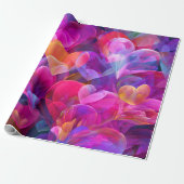 Modern Valentine Wrapping Paper– Abstract Colorful ラッピングペーパー (アンロールド)