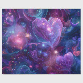 Modern Valentine Wrapping Paper– Abstract Colorful ラッピングペーパー