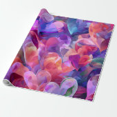 Modern Valentine Wrapping Paper– Abstract Colorful ラッピングペーパー (アンロールド)
