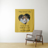 Modern Valentines Day Wall Tapestry for Couples タペストリー (インサイチュ)