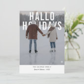 Modern Valentine's PhotoPop Holiday Card シーズンカード (スタンド正面)