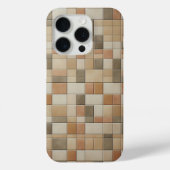 Modern Vertical Mosaic Phone Case - Earthy Multi Case-Mate iPhoneケース (裏面)