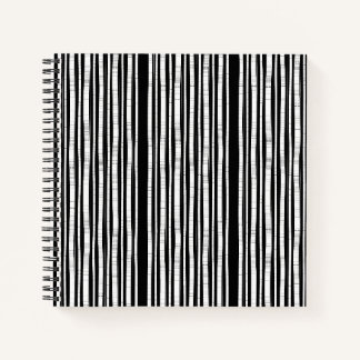 Modern Vertical Stripes Pattern ノートブック