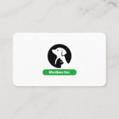 Modern Vet Animal Hospital – Black & Green  名刺 (裏面)