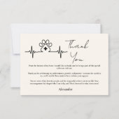 Modern Vet Med Graduation Party サンキューカード (正面)