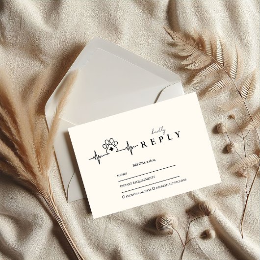 Modern Vet Med Graduation Party 出欠カード