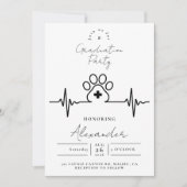 Modern Vet Med Graduation Party 招待状 (正面)