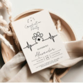 Modern Vet Med Graduation Party 招待状