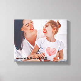 Modern vibrant color mother photo art キャンバスプリント