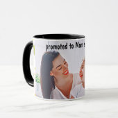 Modern vibrant color mother photo art マグカップ (正面左)