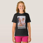 Modern vibrant color mother photo art tシャツ (正面フル)