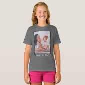 Modern vibrant color mother photo art tシャツ (正面フル)