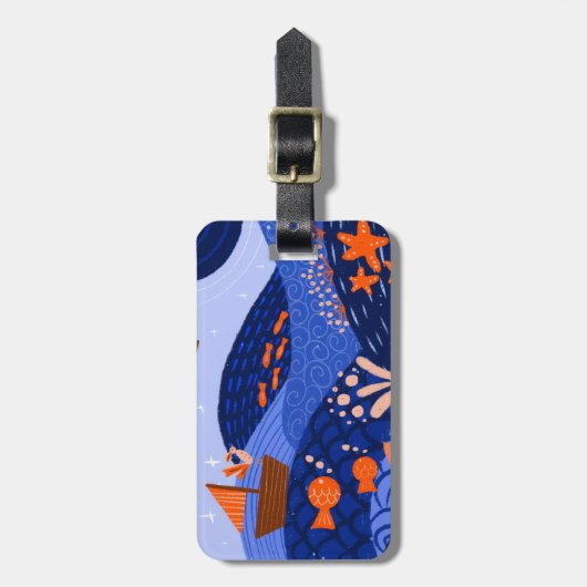 Modern Vibrant Dreamscape ラゲッジタグ (正面縦)