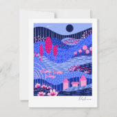 Modern Vibrant Dreamscape Notecard (正面)