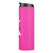 Modern Vibrant Personalized Monogram -  タンブラー (回転右)