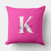 Modern Vibrant Personalized Monogram Name -  クッション (正面)
