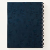 Modern Vintage Personalized Recipe Notebook ノートブック (裏面)