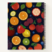 "Modern Vintage Personalized Recipe Notebook" ノートブック (裏面)
