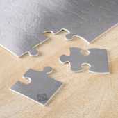 Modern vintage winter white fox jigsaw puzzle ジグソーパズル (側面)