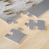 Modern vintage winter white owl jigsaw puzzle ジグソーパズル (側面)