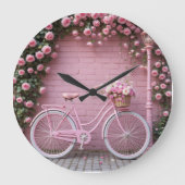 Modern Wall Clock for Stylish Home Decor ラージ壁時計 (正面)