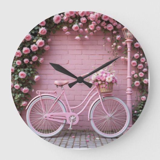 Modern Wall Clock for Stylish Home Decor ラージ壁時計 (正面)