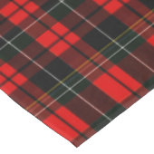 Modern Wallace Red Scottish Tartan Plaid Pattern テーブルクロス (アングル)