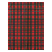 Modern Wallace Red Scottish Tartan Plaid Pattern テーブルクロス (正面)