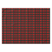 Modern Wallace Red Scottish Tartan Plaid Pattern テーブルクロス (正面(横))