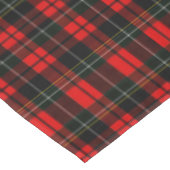 Modern Wallace Red Scottish Tartan Plaid Pattern テーブルクロス (アングル)