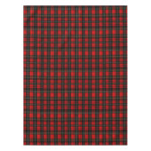 Modern Wallace Red Scottish Tartan Plaid Pattern テーブルクロス (正面)
