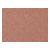 Modern Warped Grid | Minimalist Fluid Geometric テーブルクロス (正面(横))