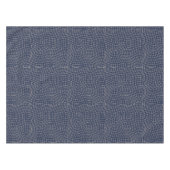 Modern Warped Grid | Minimalist Fluid Geometric テーブルクロス (正面(横))